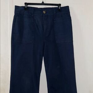 one 5 one Navy Boot Cut Pants